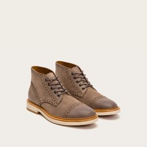 Frye Joel Brogue Chukka - Charcoal